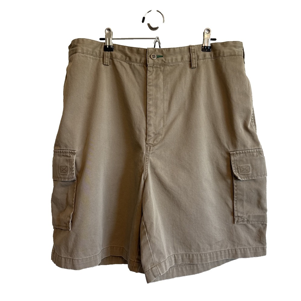 Vintage Tommy Hilfiger Mens Y2K Khaki Cargo Shorts Sz 38 Outdoors Casual Hiking